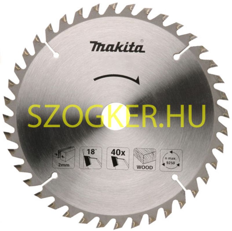 MAKITA B-08143 KÖRFŰRÉSZTÁRCSA D160*20/16F. FÁHOZ STANDARD TÍPUS  KÖRFŰRÉSZ TÁRCSA